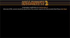 Desktop Screenshot of insamnity2.danceswithkleer.com